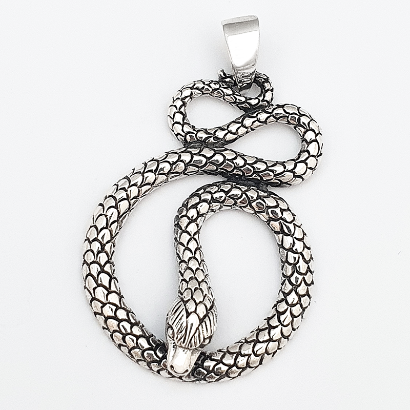 Silver snake pendant Silver snake pendant