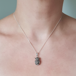 Pendente del gufo argento