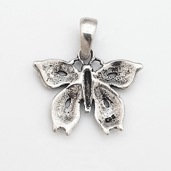 Butterfly pendant silver