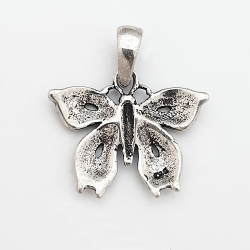 Colgante de plata de la mariposa