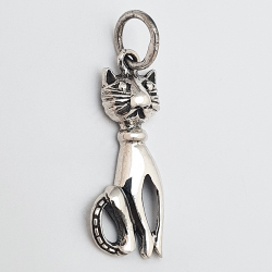 Pendentif Chat argent 925