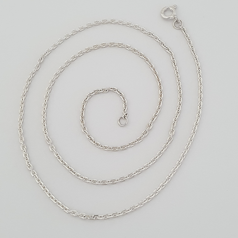 Silver Chain "Forçat" Mesh