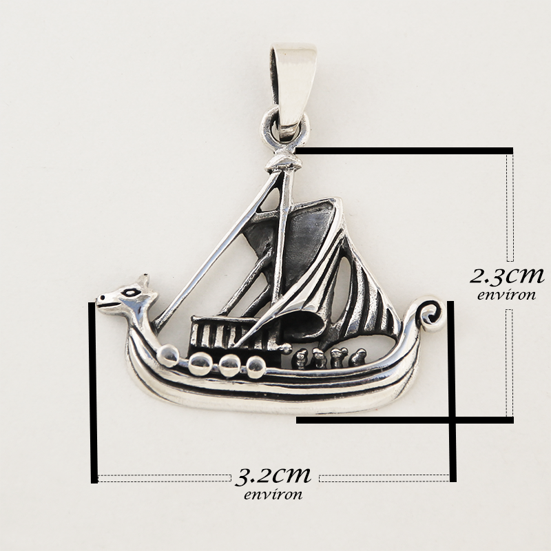 925 sterling silver pendant, nautical, boat anchor