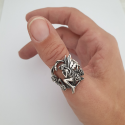 Fairy and roses ring 