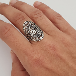 Bague filigranne argent 925