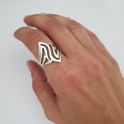 Silver Ring Stylized