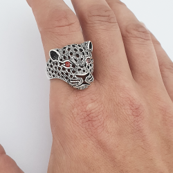 Bague Panthère Argent 