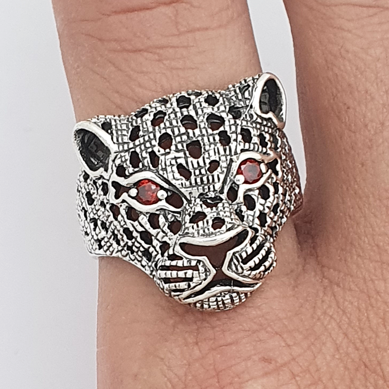 Bague Panthère Argent 