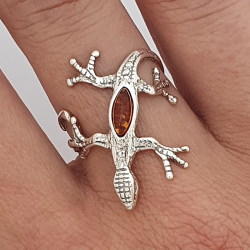 Anillo salamandra lagarto gecko