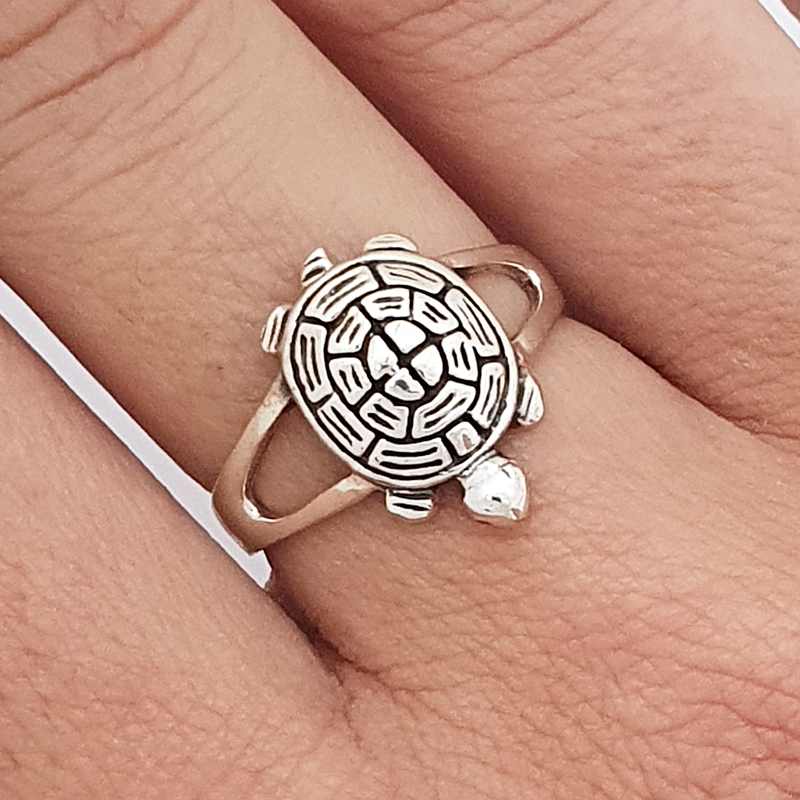 Argento tartaruga Anello Argento tartaruga Anello