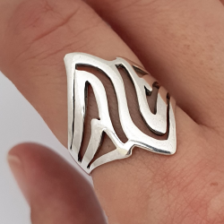 Silver Ring Stylized