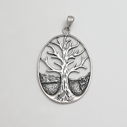Colgante de plata árbol della vita