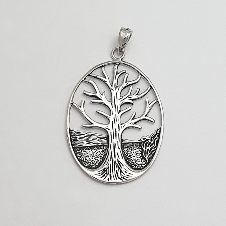 Pendentif arbre de vie argent