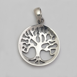 tree silver pendant