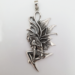 Fairy profile pendant