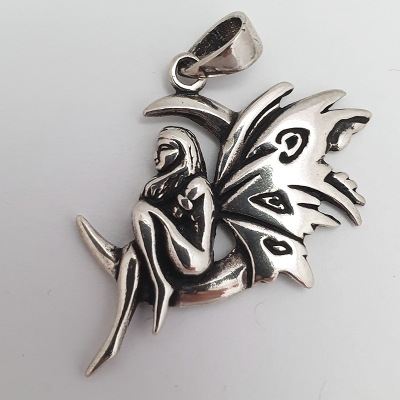 Fairy on the Moon Pendant Fairy on the Moon Pendant