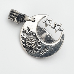 Pendentif Tête de mort étoile