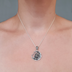 Pendentif Tête de mort étoile