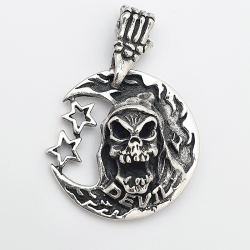 Pendentif Tête de mort étoile