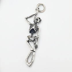 pendentif squelette tête de mort