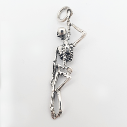 skeleton skull pendant 