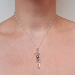 skeleton skull pendant 