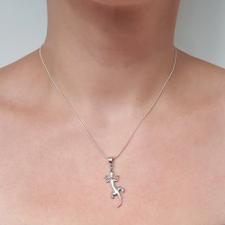 Pendentif salamandre lézard gecko